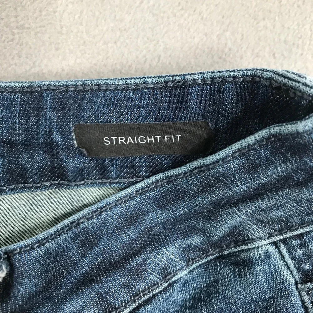 Judy Blue High Rise Straight Fit Dark Wash Jeans Size 7/28 Blue Denim